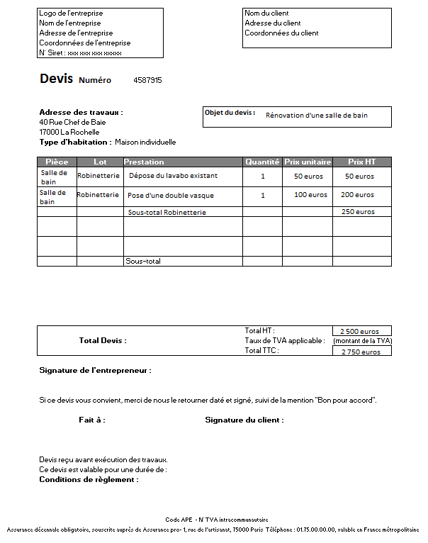 obtenez rapidement un devis gratuit pour vos travaux de plomberie à forêt-le-roi. intervention rapide, prestations de qualité et tarifs transparents par un plombier professionnel local.