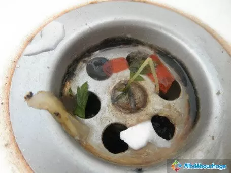 evier-bouche evier cuisine bouché