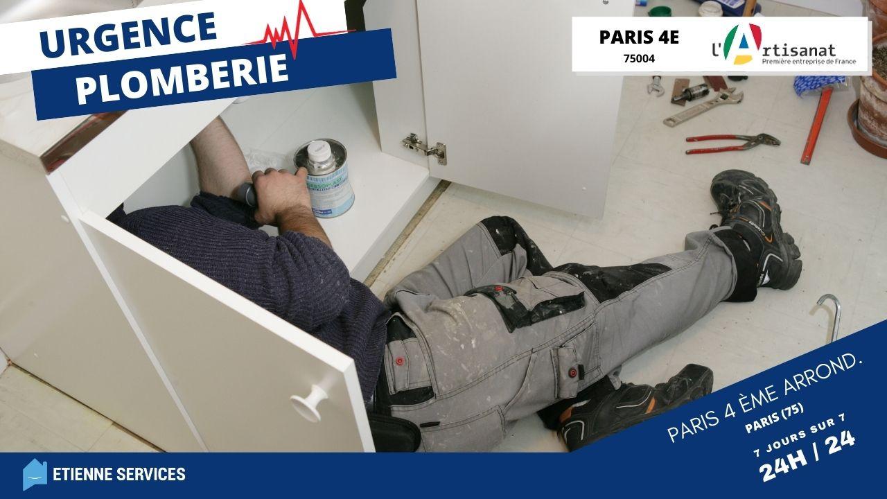 besoin d'un plombier en urgence à paris 4 ? intervention rapide 24h/24 et 7j/7 pour tous dépannages, fuites d'eau et problèmes de plomberie. devis gratuit et déplacement express.