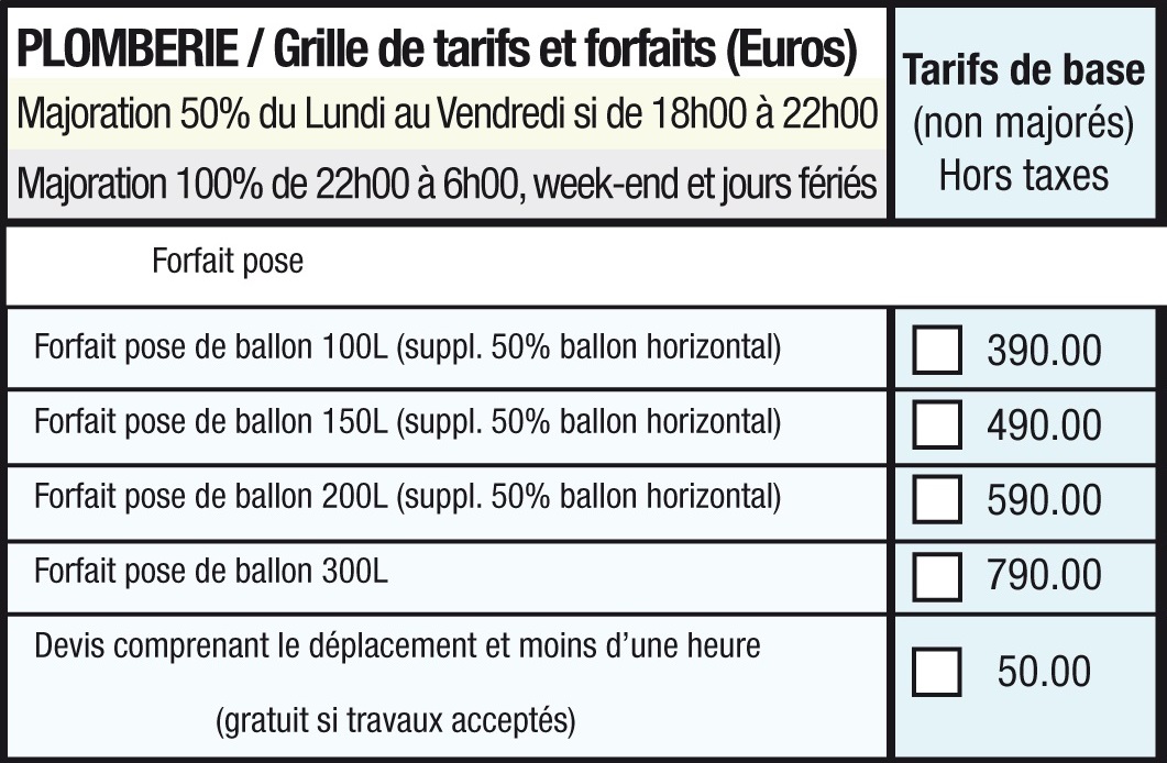 découvrez les tarifs d'un plombier à ormoy : interventions, dépannage, installation et conseils pour choisir le meilleur rapport qualité-prix. obtenez une estimation rapide des prix pour vos travaux de plomberie à ormoy.