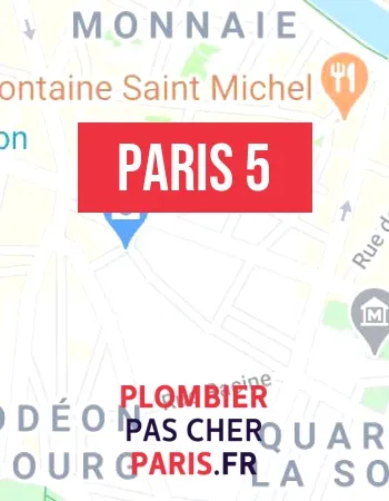 obtenez les meilleurs tarifs pour un plombier à paris 75005. devis gratuits, interventions rapides et prix transparents pour tous vos besoins en plomberie dans le 5e arrondissement de paris.