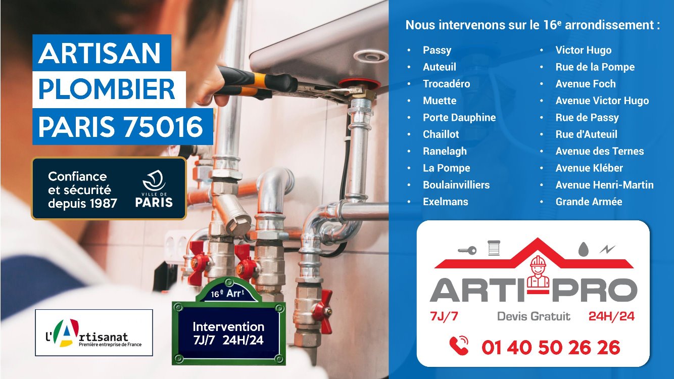 besoin d'une intervention rapide en plomberie à paris ? nos plombiers qualifiés interviennent 24h/24 et 7j/7 pour tous dépannages : fuite, canalisation bouchée, chauffe-eau en panne. contactez-nous dès maintenant !